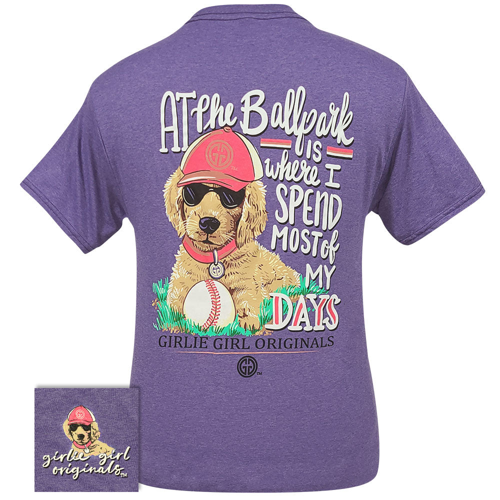 2526 Ballpark Puppy SS-Retro Heather Purple