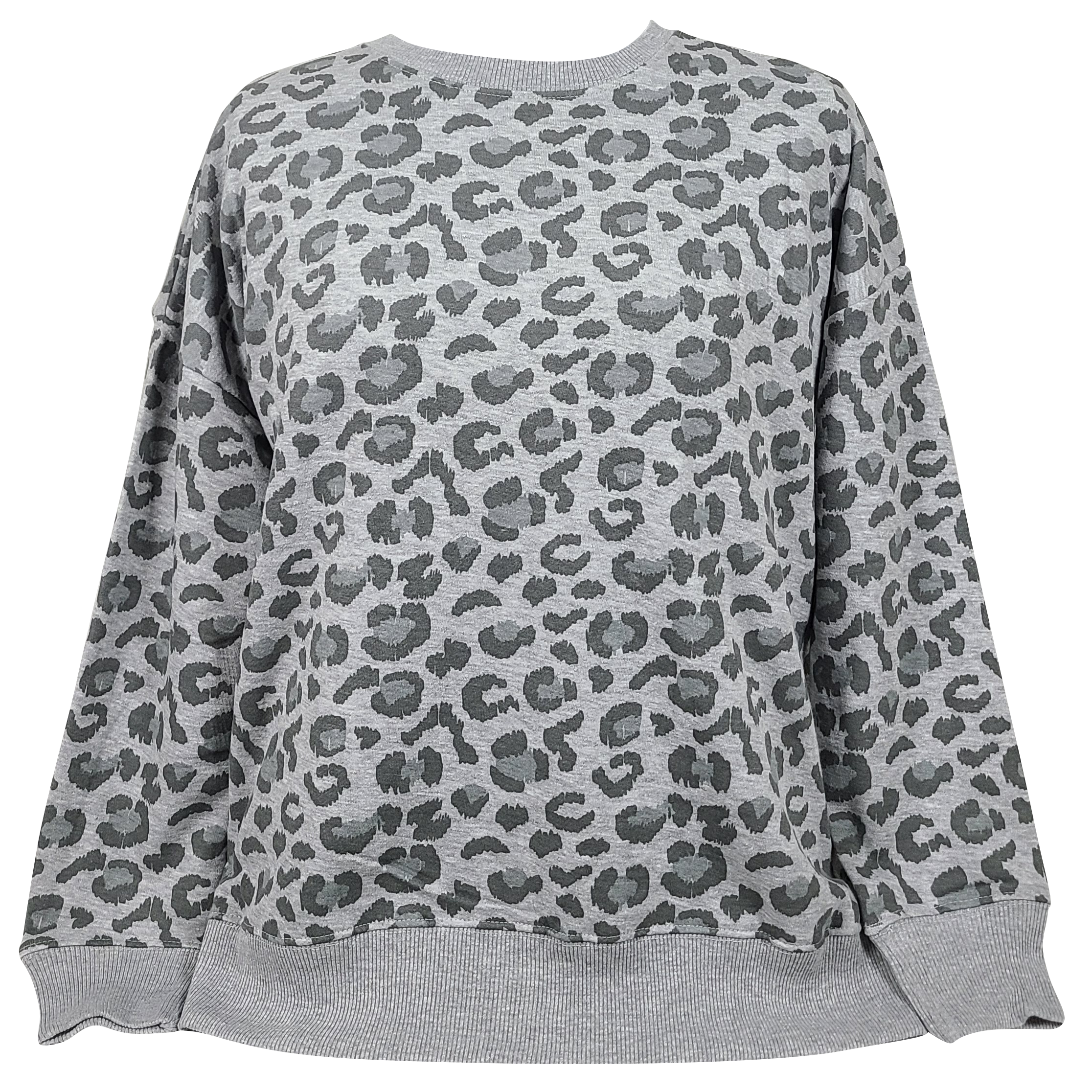 LSW8732 Pajama Top Heather Grey