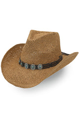 CBC-06 Cowgirl Hat Dark Natural