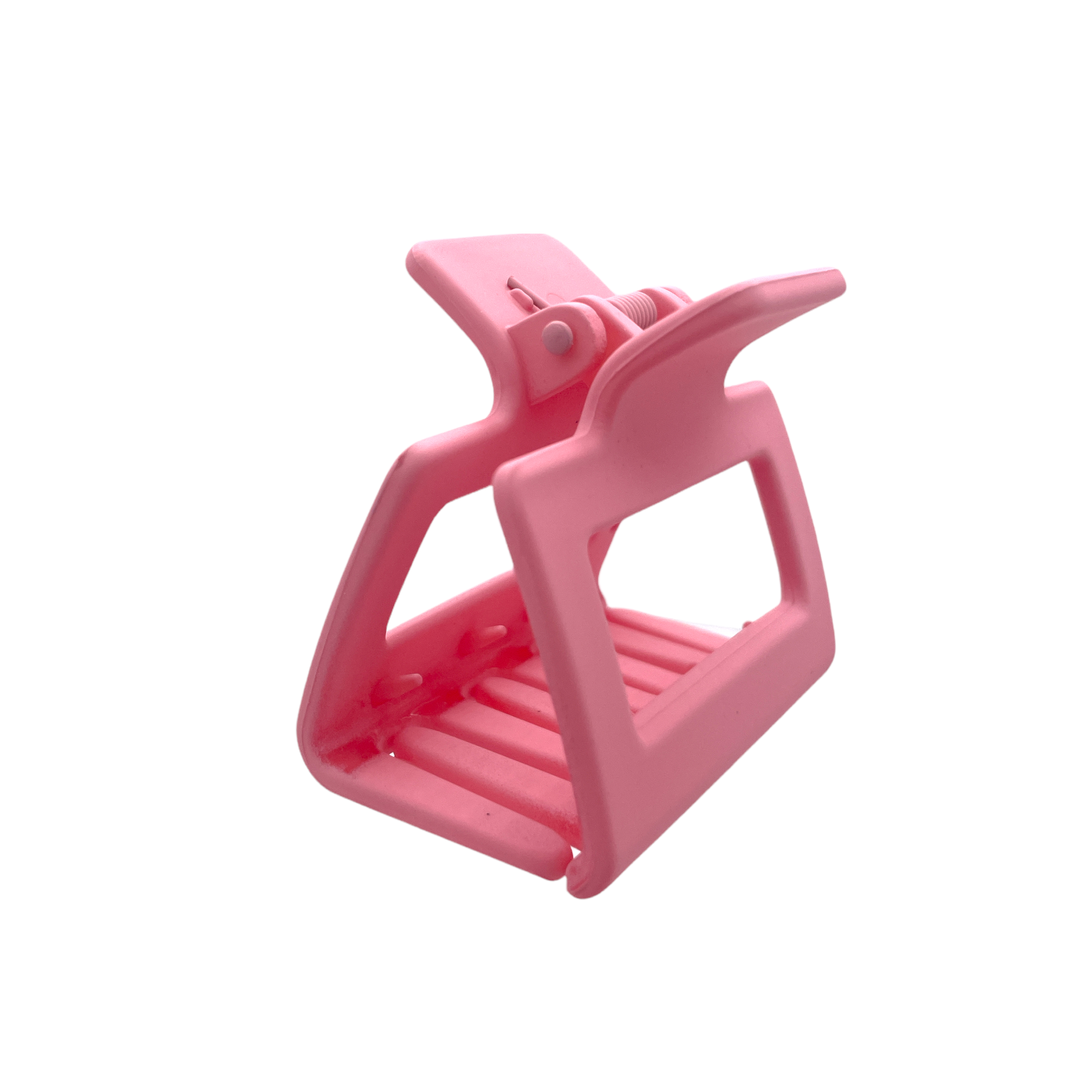 HCS-14S Small Square Hair Clip-Light Pink