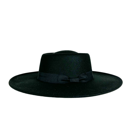 FH-8111 Felt Brim Hat- Black