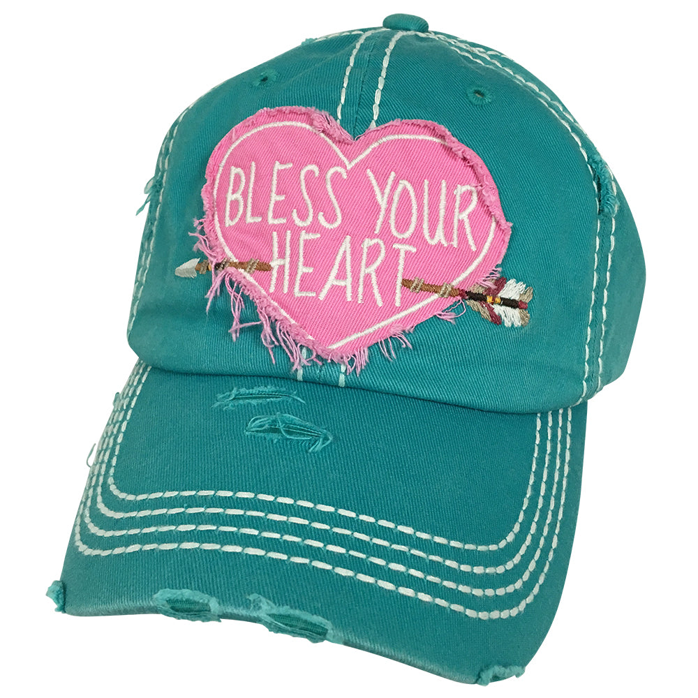 KBV-1171 Bless Your Heart-Turquoise