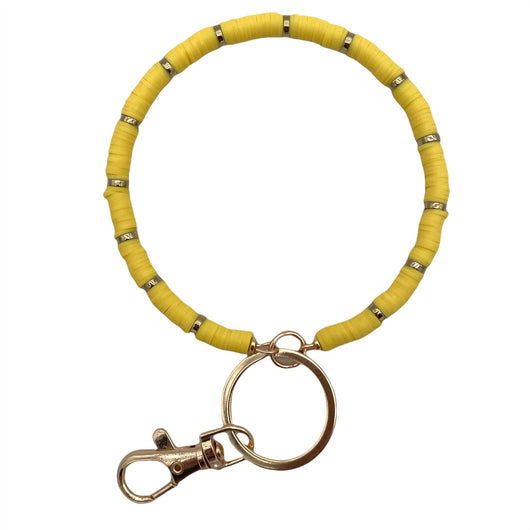 KC-1231 Yellow Wristlet Key Chain