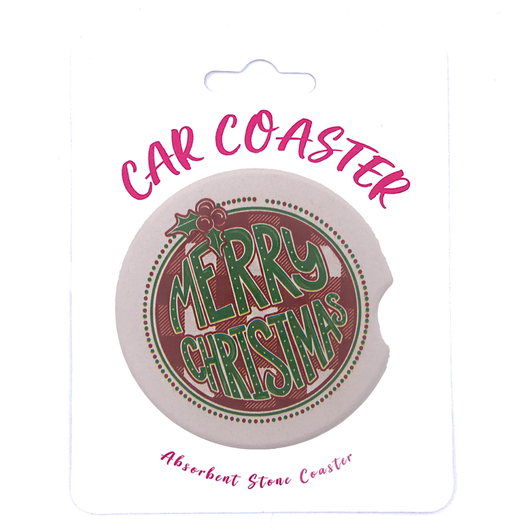 C29 - Car Coaster - Merry Christmas