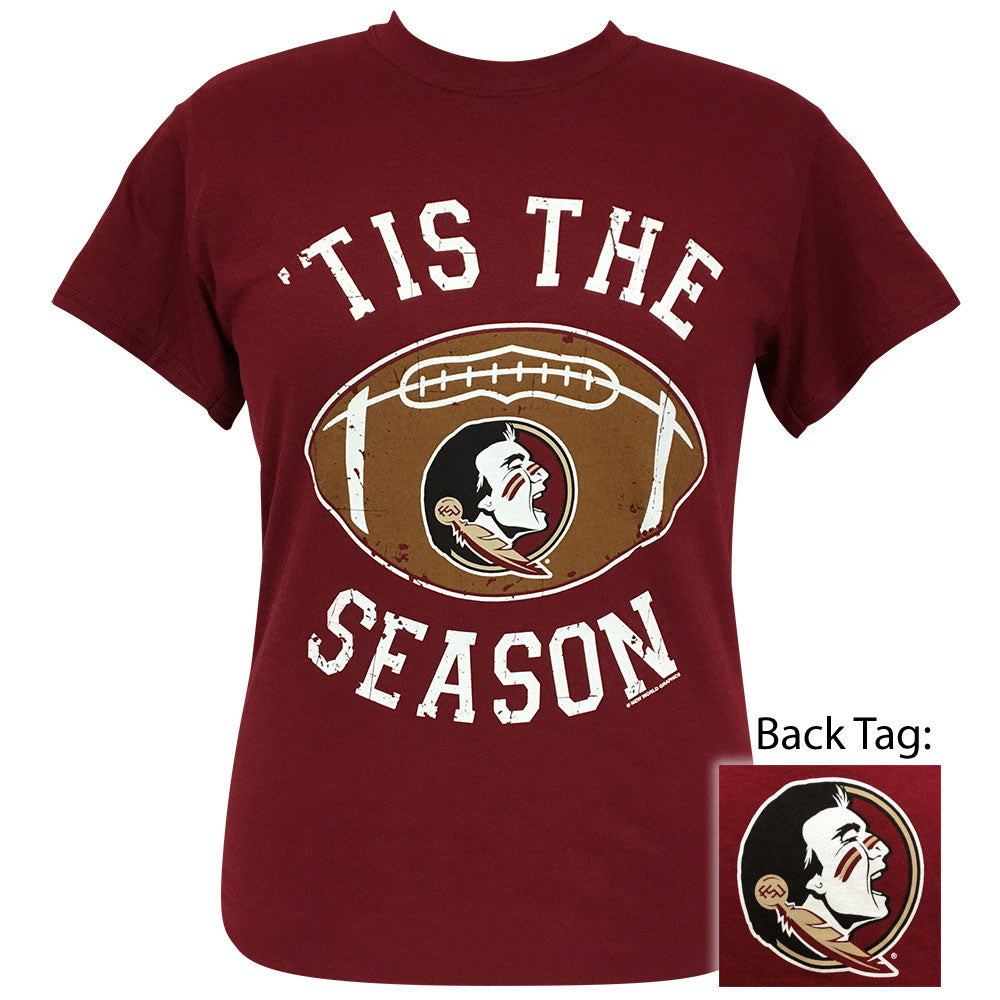 Tis the Season FSU Garnet Short Sleeve