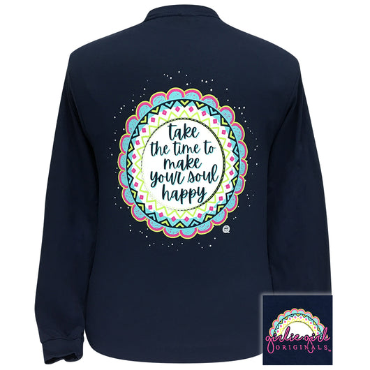 Make Your Soul Happy-Navy LS-2182