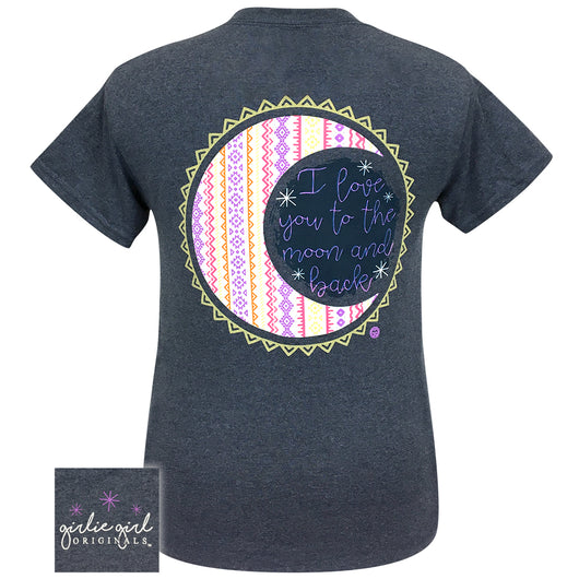 Love You To Moon-Heather Navy SS-2238