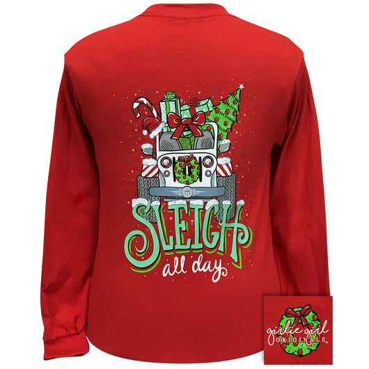 Sleigh All Day Red LS-2329