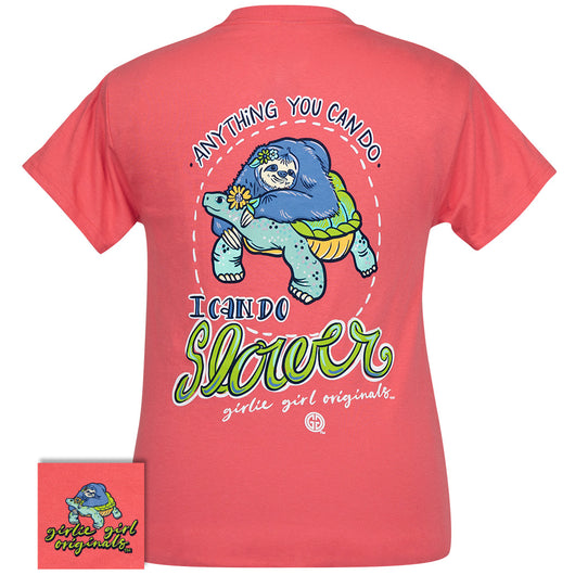 Turtle Sloth-Coral Silk SS-2382