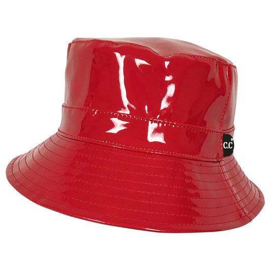 ST-2182 Adult Rain Bucket Hat Red