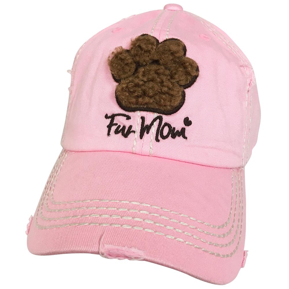 KBV-1203 Fur Mom Cap Pink