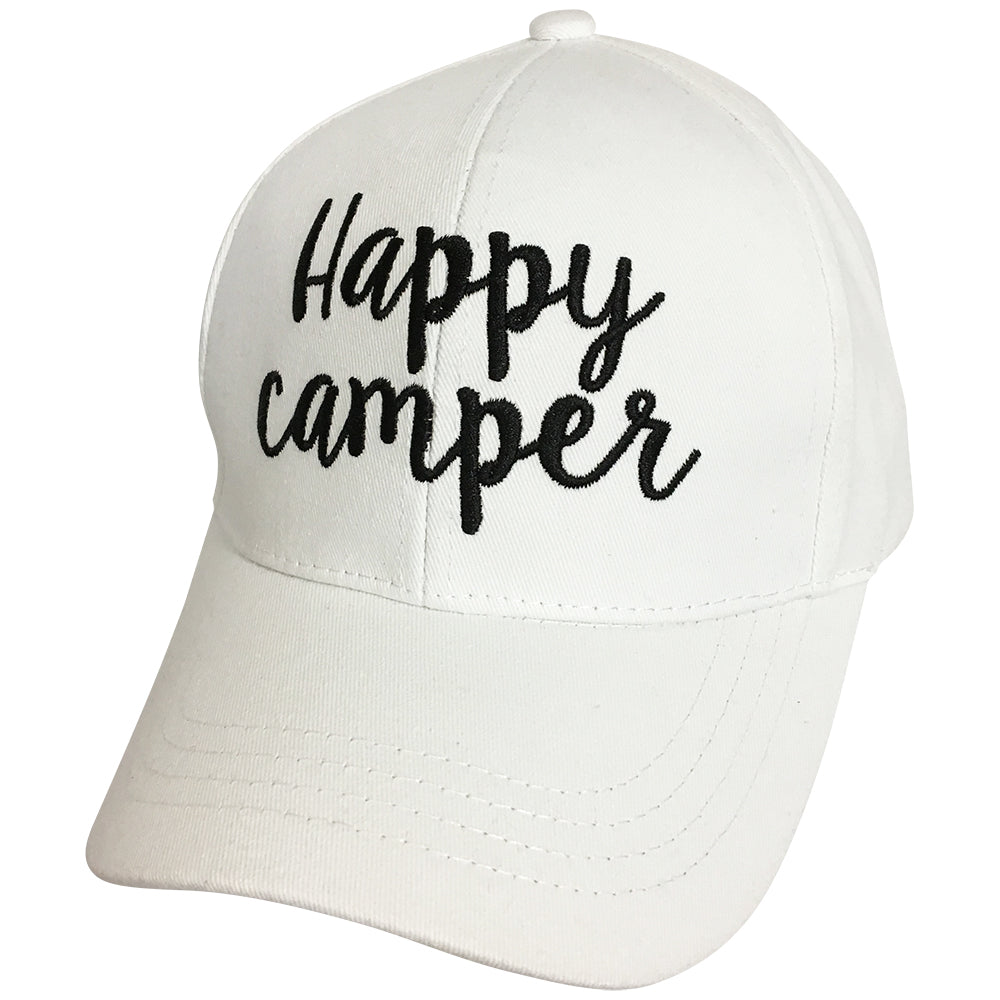 BA-2017 C.C Happy Camper White Cap