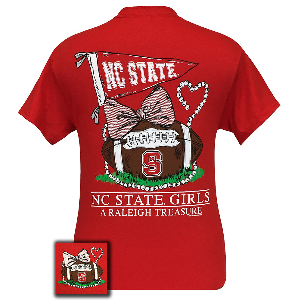 North Carolina State Treasure Red Short Sleeve