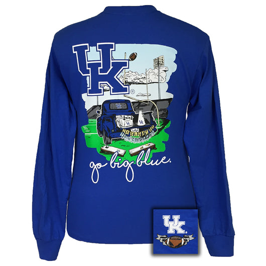 Tailgates and Touchdowns Kentucky Royal Long Sleeve