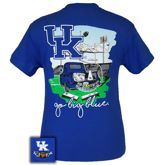 Tailgates and Touchdowns Kentucky Royal Short Sleeve