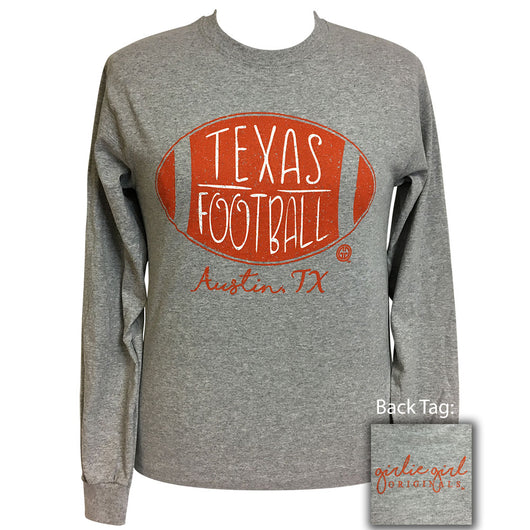 Texas Football Austin-Sport Grey LS-1782