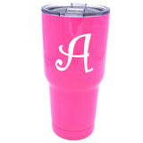 TB2468 INITIAL PINK TUMBLER