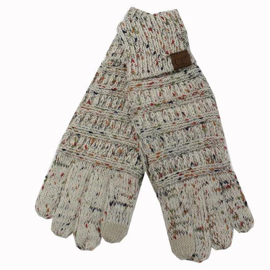 G-33 C.C Oatmeal Speckled Gloves