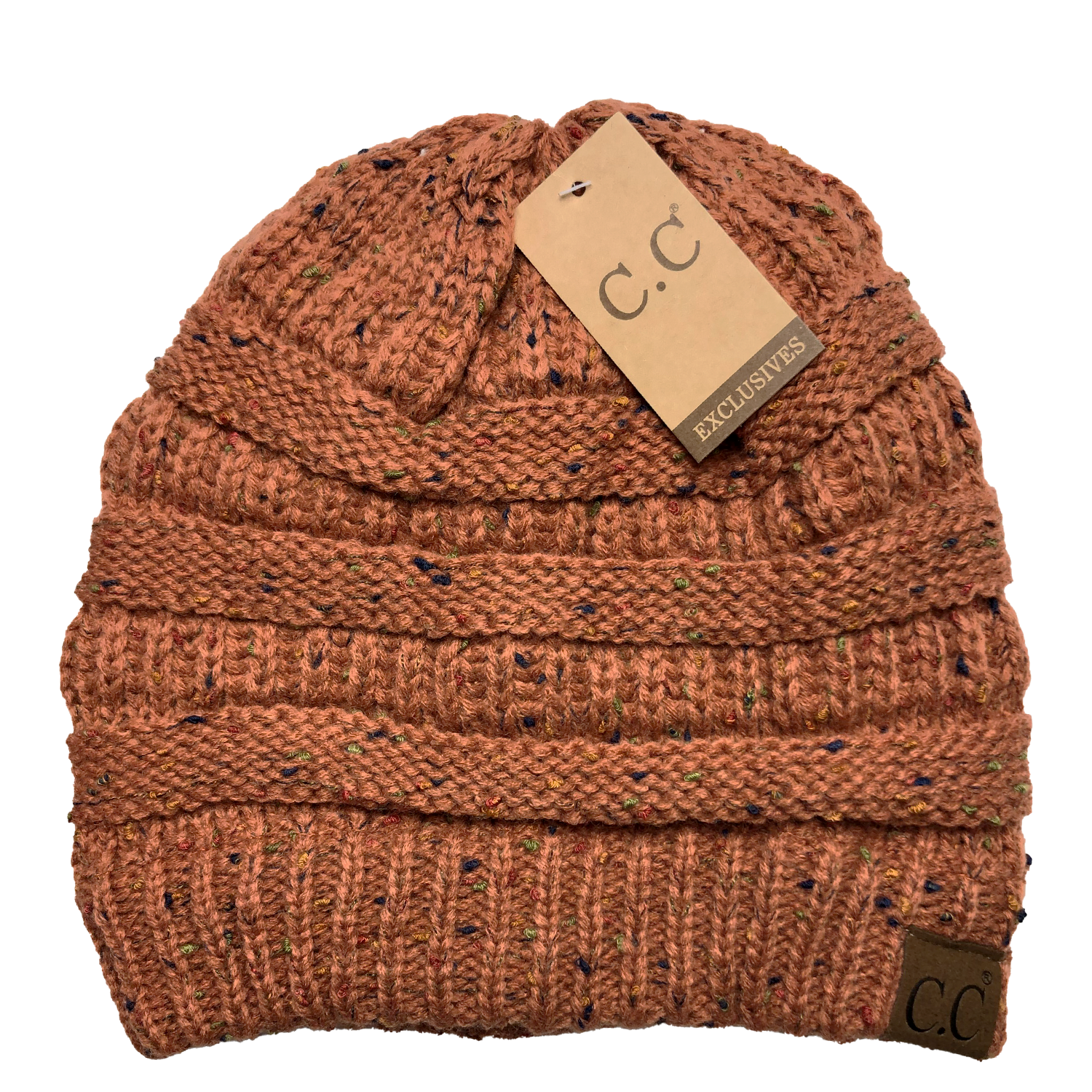 HAT-33 Speckled Beanie Rust