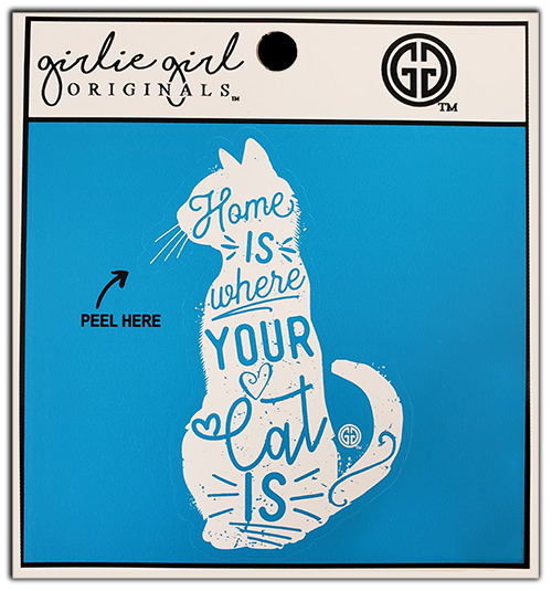 Decal/Sticker Where Your Cat Is 2123 – Girlie Girl Wholesale