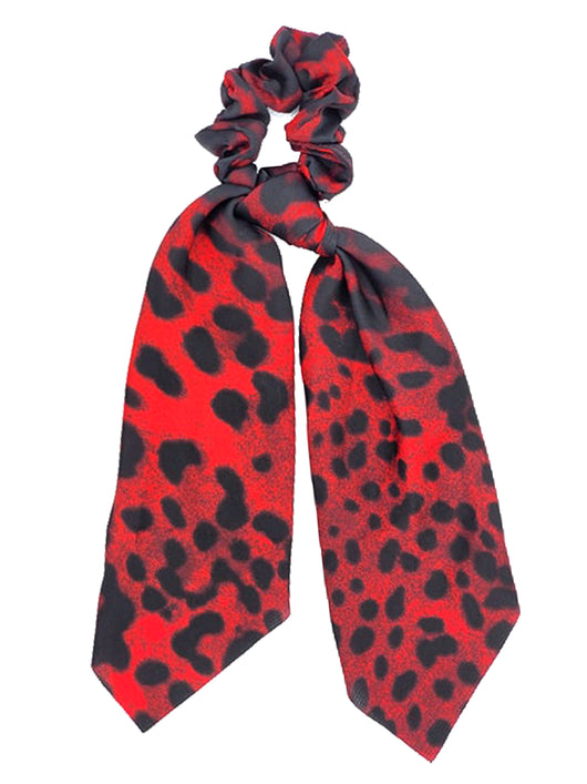 SCT-1006 Red Leopard Scrunchie – Girlie Girl Wholesale
