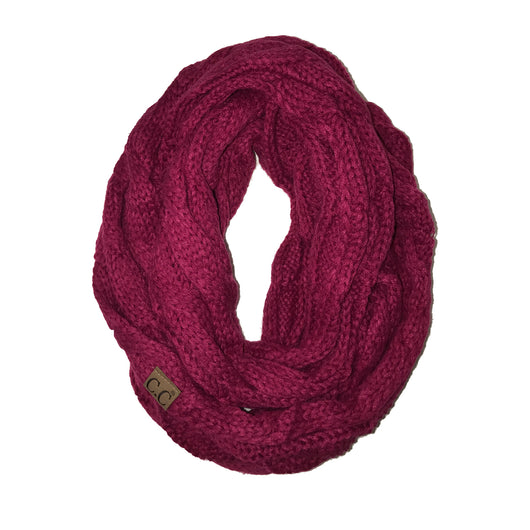 SF-800 Hot Pink Infinity Scarf