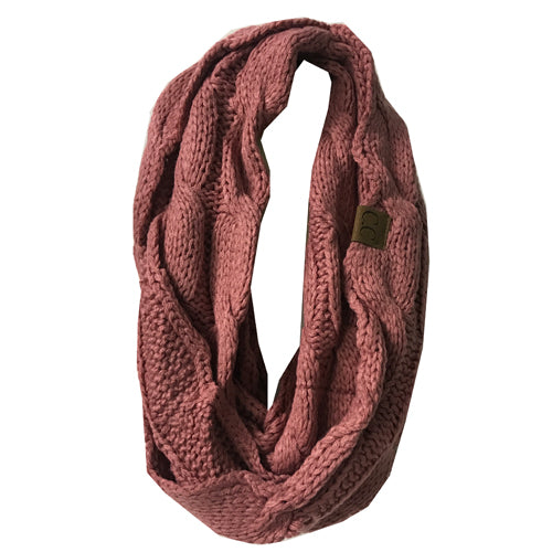 SF-800 MAUVE Infinity Scarf