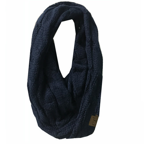 SF-800 NAVY Infinity Scarf