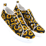 TP-SUNFLOWER BLACK SNEAKER