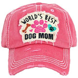 KBV-1362 Worlds Best Dog Mom Hot Pink
