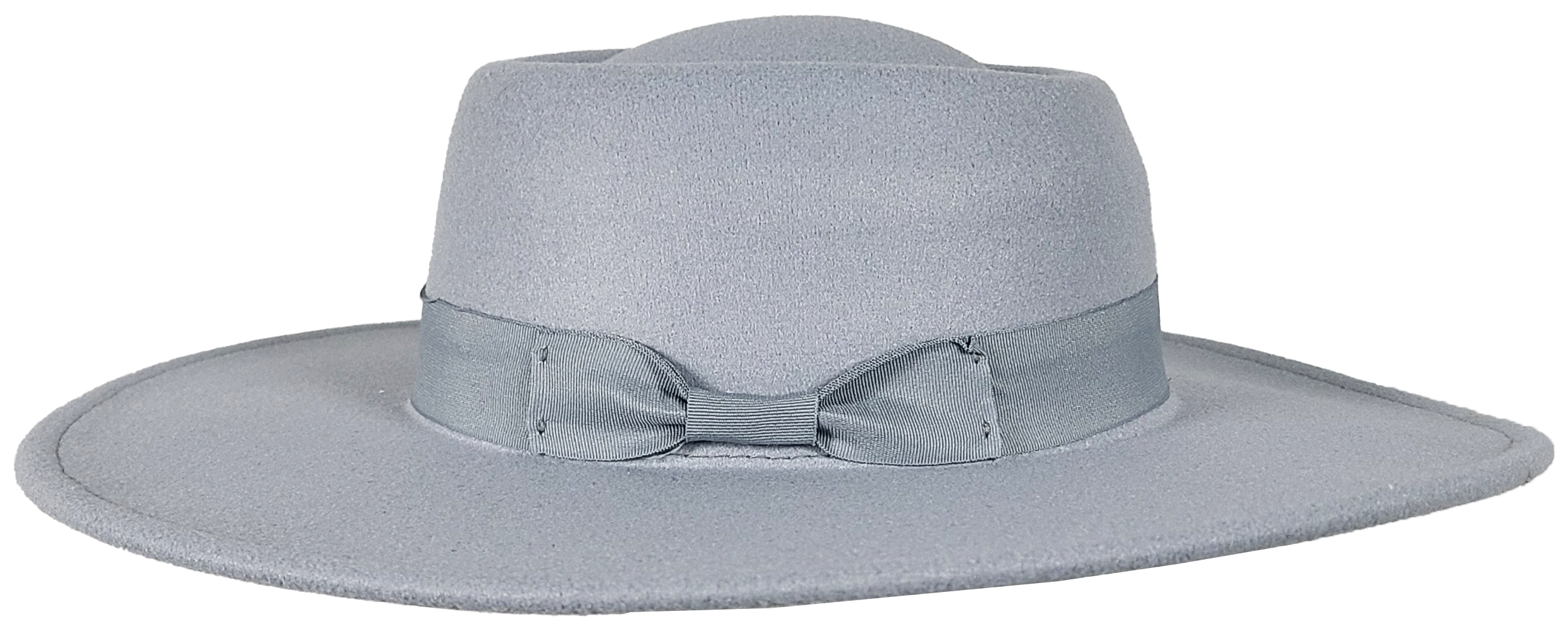 FH-8111 Felt Fedora Hat- Grey