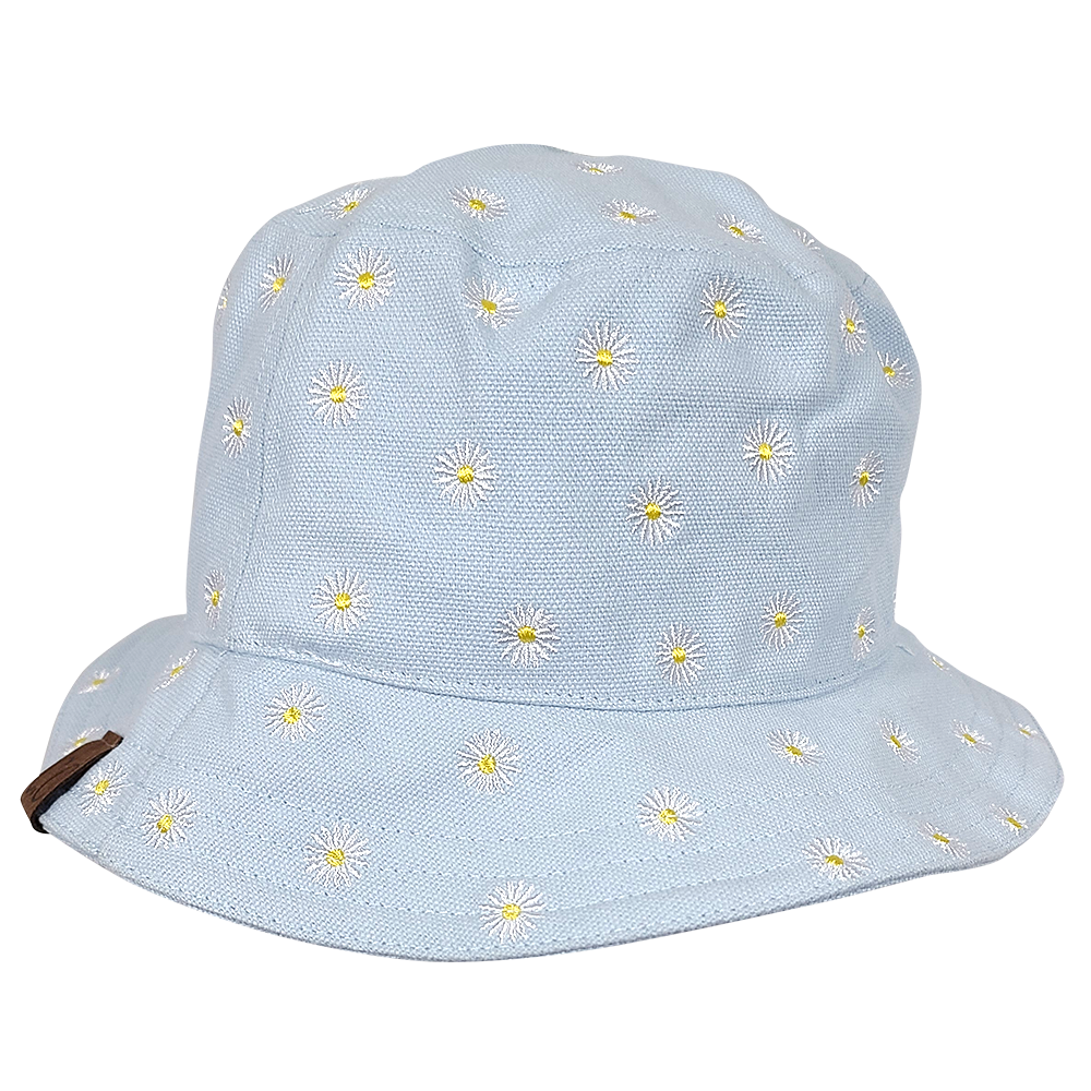 KB-005 C.C Daisy Rain Bucket Hat Light Blue