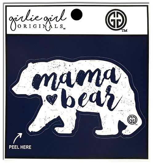 Decal/Sticker Mama Bear Navy 1644