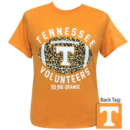 Tennessee Leopard Football Orange SS