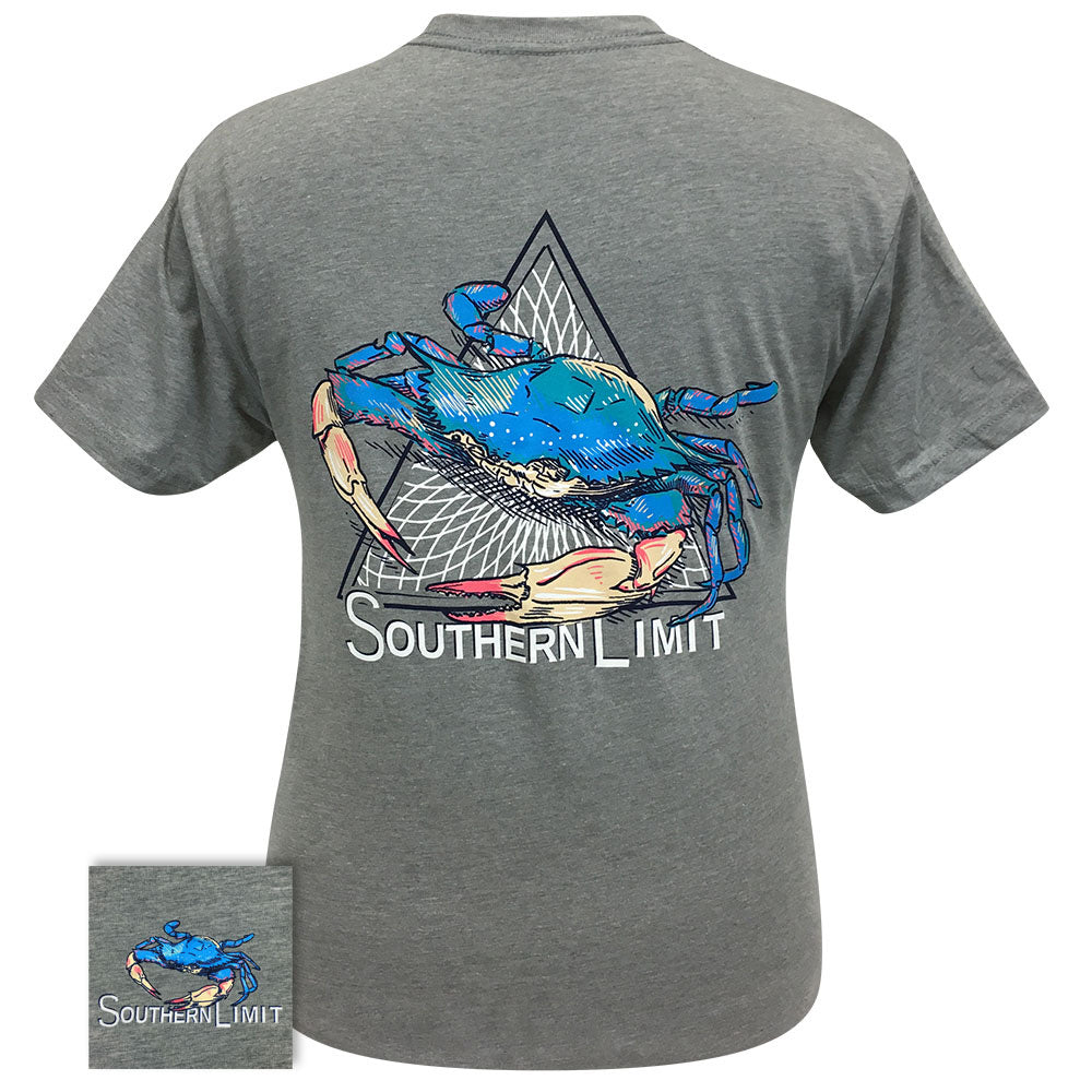 Southern Limit-Blue Crab Dark Heather Grey SS