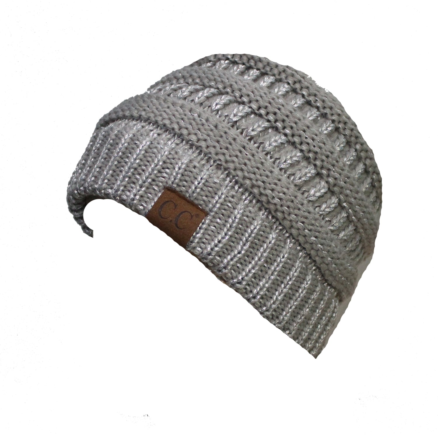 HAT-20A BEANIE Metallic Silver