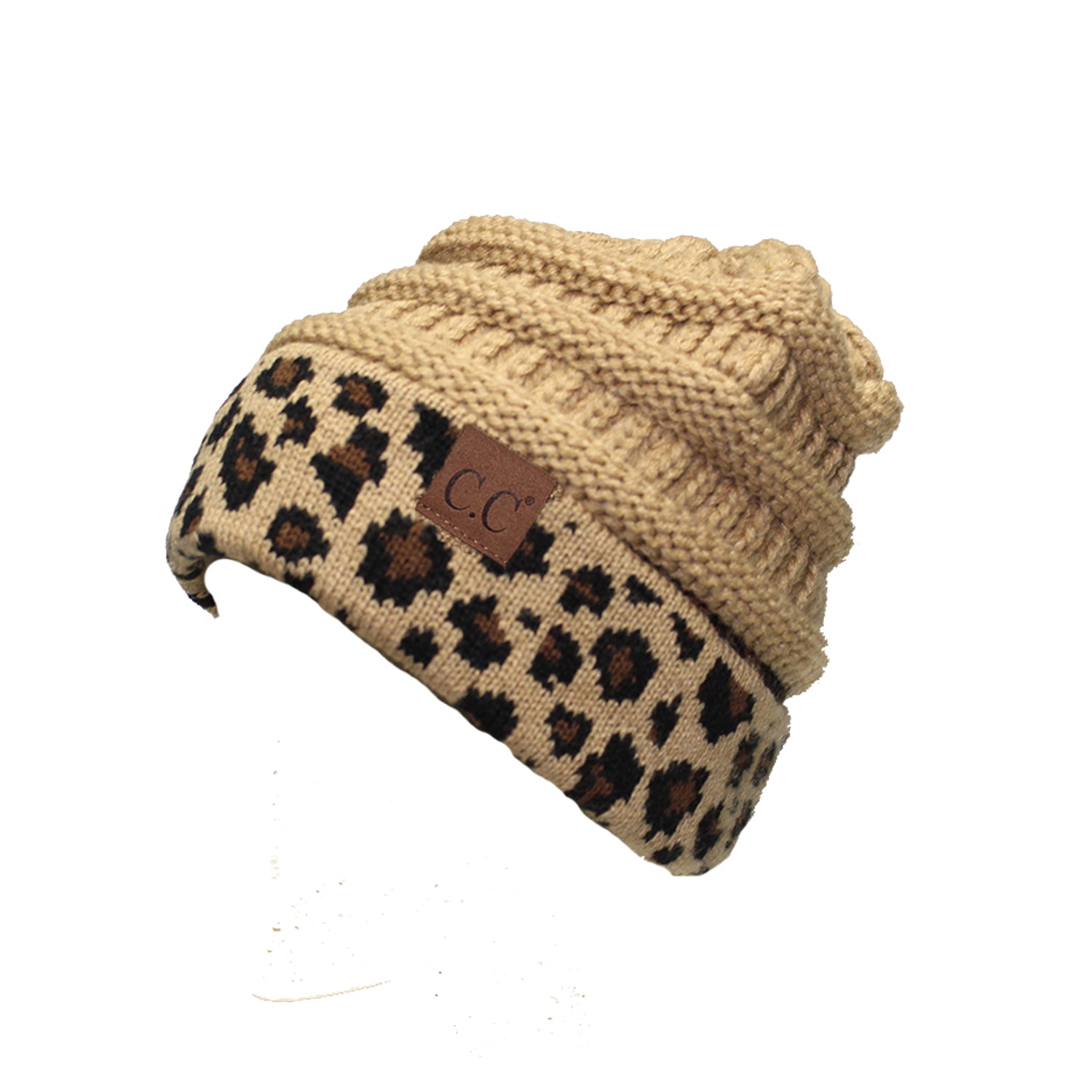 Re-purposed Lv Leopard Collection Beanie – Anagails Wholesale